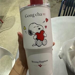 LIMITED EDITION * Gongcha Snoopy Tumbler